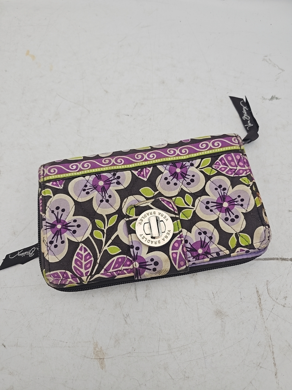 Vera Bradley Floral Zip Wallet